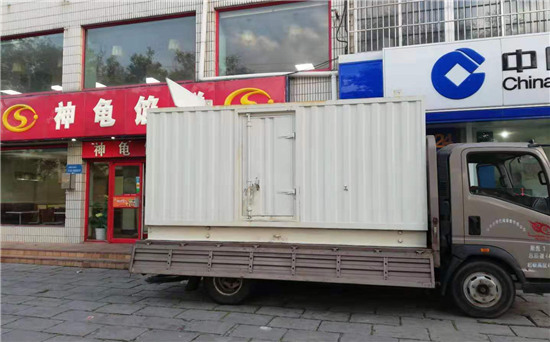 茶山镇出租发电机施工案例